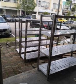 商业白钢架 commercial rack 4 tier
