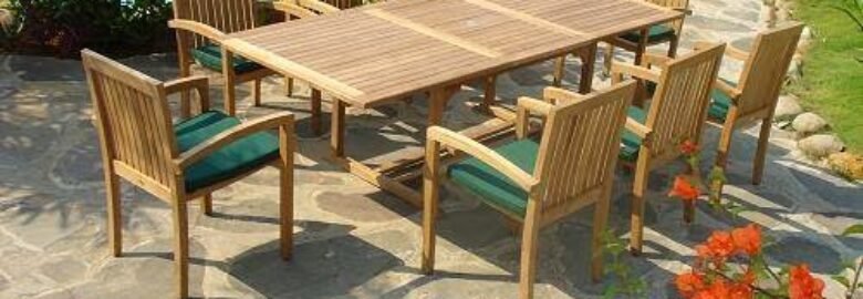 TeakTrove offers Solid Teakwood and Suar wood dining sets