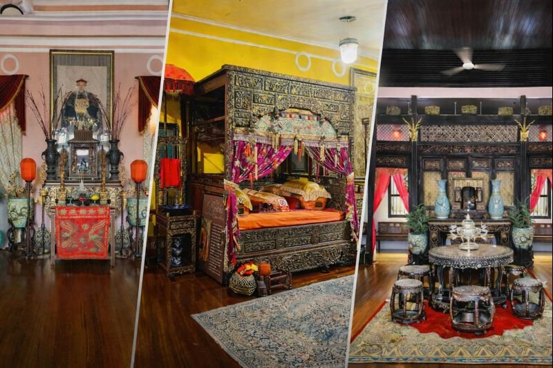 槟城娘惹博物馆 Peranakan Mansion 内部