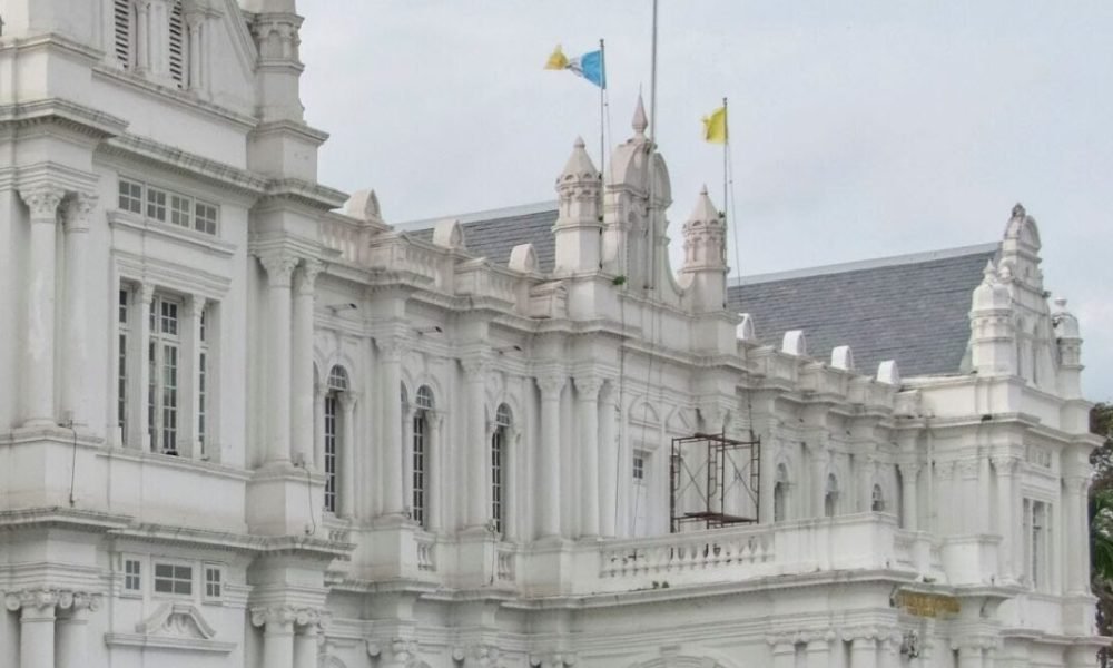 city hall in George Town at Penang Island in Malaysia